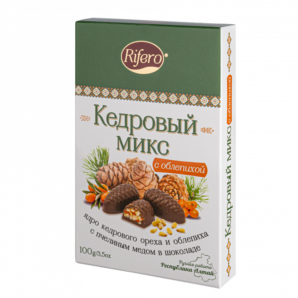  Риф и ко Конфеты "Кедровый микс ОБЛЕПИХА" 100г      в Тосно