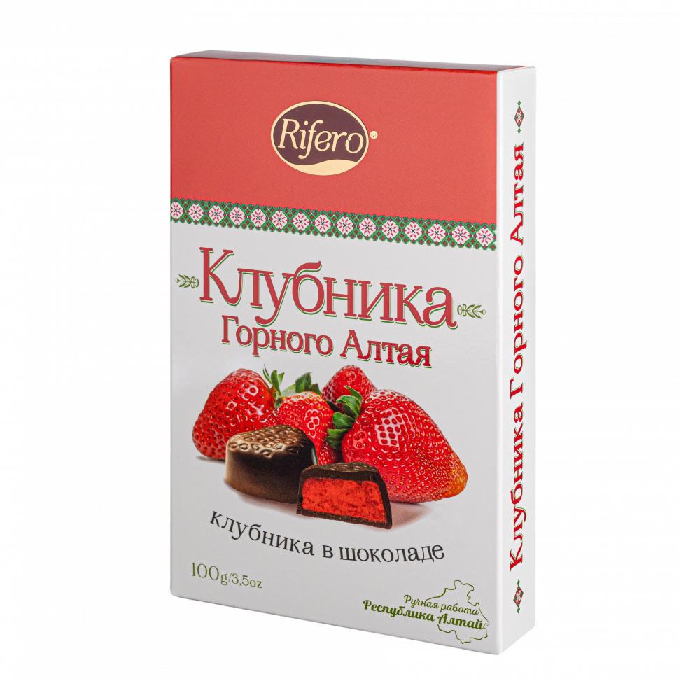  Риф и ко Конфеты "КЛУБНИКА Горного Алтая" 100г        в Тосно