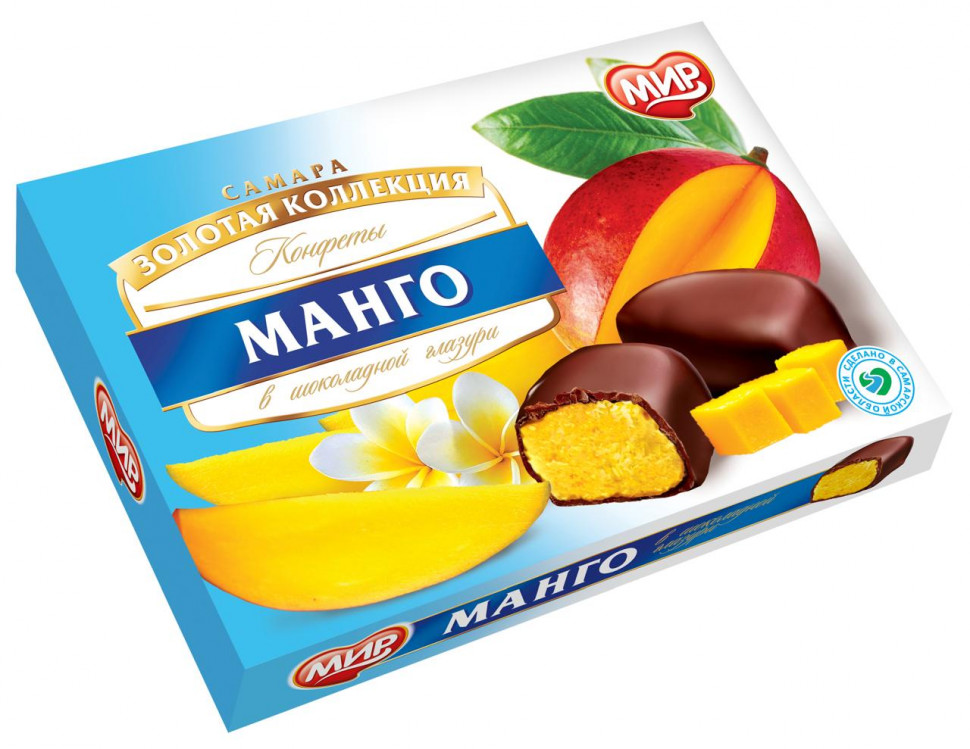  КФ МИР Манго-Кокос в шоколадной глазури 160г  в Тосно
