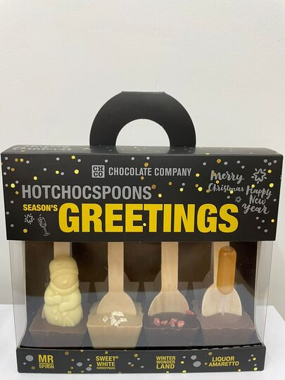  Набор шоколадных ложек «SEASON`S GREETINGS» (4 ложки по 50 гр), 200гр в Тосно