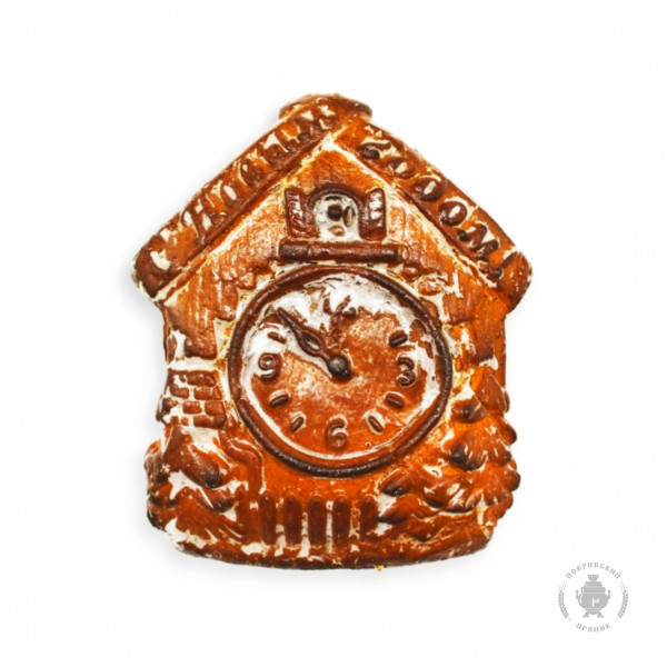 №1 Пряник печатный  Часы, 300г(начинка сгущёнка+орех) в Тосно