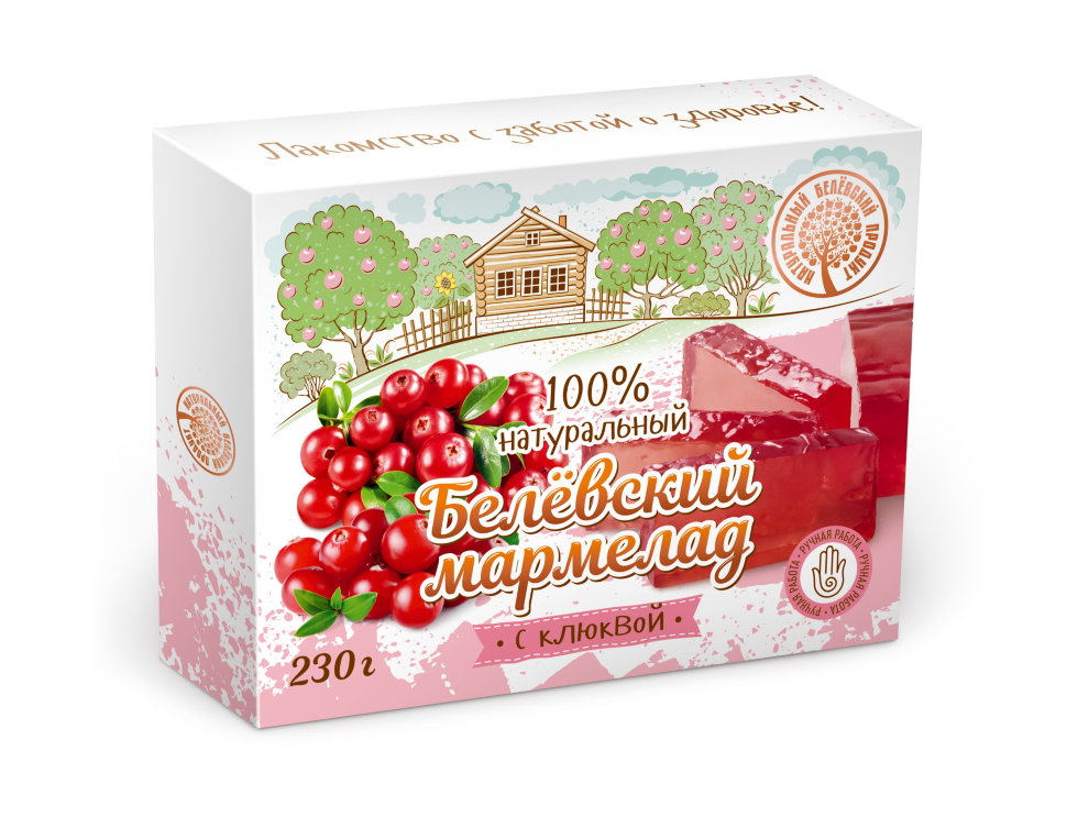  Мармелад белевский "Клюква" 230г в Тосно