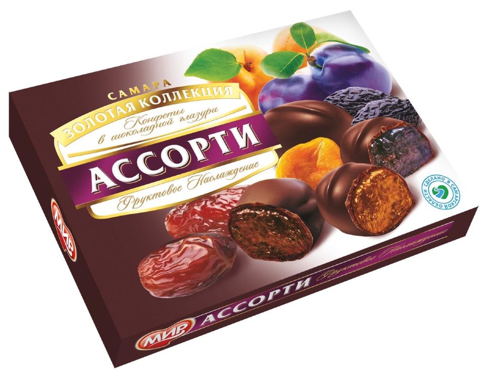  КФ МИР Фруктовое наслаждение (набор шоколадных конфет) 170г в Тосно
